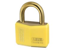 Image of Abus Mechanical T84Mb/40Mm Yellow Rustproof Padlock Keyed Alike 8402 ABUKA37822