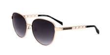 Image of Karen Millen KM7021 Gold 57/0/140 WOMAN Sunglasses