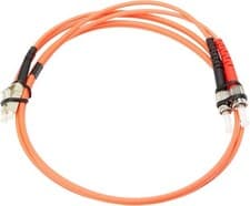 Image of StarTech.com 1m Fiber Optic Cable - Multimode Duplex 50/125 - LSZH - LC/ST - OM