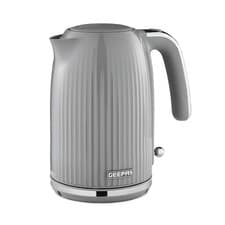 Image of GEEPAS 1.7L Cordless Electric Kettle 3000W Rapid Boil Dry Protection, Grey