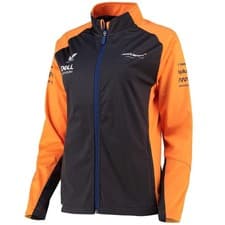 Image of McLaren F1 Team Ladies Softshell Jacket Phantom/Autumn Glory
