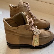 Image of FAT FACE DESIGNER UK 8 EU 42 MENS BROWN SUEDE CHUKKA ANKLE BOOTS NEW + TAGS A3