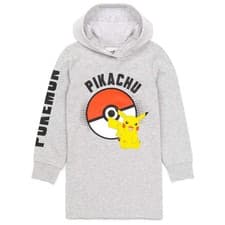 Image of Pokemon Girls Pikachu Hoodie Dress NS6551
