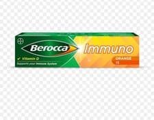 Image of Berocca Immuno Effervescent Tablets Orange Flavour 15 Tablets UNBOXED