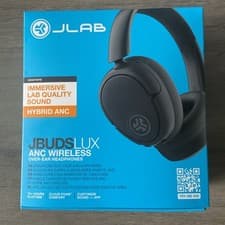 Image of JLab Headphones JBuds Lux ANC Wireless Bluetooth Over-Ear Black BRAND NEW 