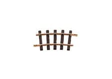 Image of Brand new LGB 1x curved track, radius 15° item number: 11020