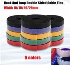 Image of Hook And Loop Double Sided Cable Ties Double Sided Strapping Width 10/15/20/25mm