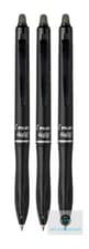 Image of Pilot Frixion Ball Plus - Retractable Pen - 0.7 mm Tip - Set of 3 - Black Ink