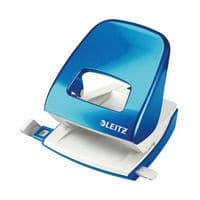 Image of Leitz NeXXt WOW Metal Office Hole Punch Metallic Blue 50081036