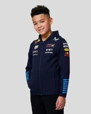 Image of Oracle Red Bull Racing F1 Team Kids Full Zip Hoodie Night Sky