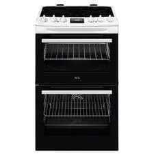 Image of AEG 5000 55cm Electric Cooker - White CCX1530ACW