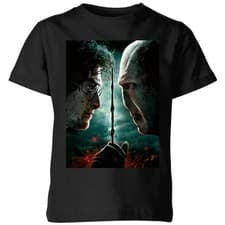 Image of Harry Potter Deathly Hallows Part 2 Kids T-Shirt | Official | Black
