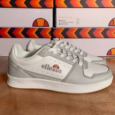 Image of Ellesse Womens Trainers Nole Cupsole White Grey UK 4 NEW RRP £69.99