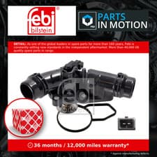 Image of Coolant Thermostat 43624 Febi 11530139877 11531436823 11531437040 11537509227