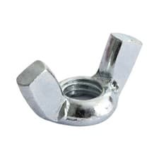 Image of M6 WING NUTS BZP 6MM BUTTERFLY NUTS TO FIT M6 BOLTS & SCREWS | LOW PRICES !!