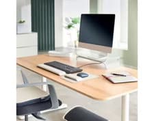 Image of Leitz Ergo WOW Height Adjustable Monitor Stand white and black line School