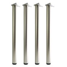 Image of 4X Table Leg Breakfast Bar Worktop Adjustable Support Kitchen 710/820/870/1100mm