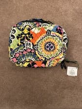 Image of Vera Bradley Large Blush And brush makeup Case Rio Retired NWT