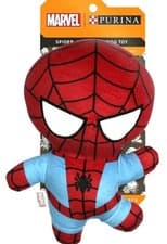 Image of New Purina MARVEL SPIDER MAN Plush Dog Toy COMFORT ME TOY w/Squeaker COLLECTABLE