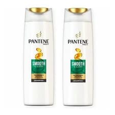 Image of 2x Pantene Pro V Shampoo Smooth &Sleek 270 ml For Silky Smoothness&Frizz Control