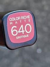 Image of L'Oreal Color Riche Matte Lipstick EROTIQUE 640 New Seald