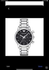 Image of Emporio Armani AR1853. Men’s Stainless Steel Watch. Brand New.