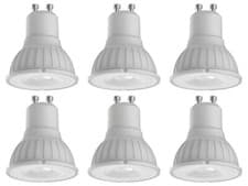 Image of 6 x Megaman 140500 Dimmable LED GU10 PAR16 Bulbs 36° 2700K Warm White