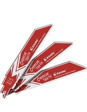 Image of EZARC Carbide Reciprocating Saw Blades for Metal, 150mm Cutting Blades 10TPI