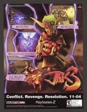 Image of Jak 3 Playstation 2 PS2 2004 Promo Game Art Print Glossy Poster - And Daxter (B)