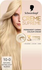 Image of Schwarzkopf 10-0 Natural Extra Light Blonde Permanent Hair Dye Caring Hair Dye