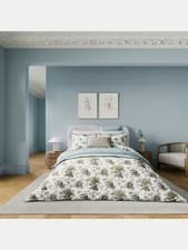 Image of Bedeck of Belfast Sybil 100% Cotton Duvet Cover Set - Multi - Super King Size