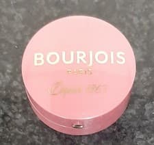 Image of 1x Bourjois Rose Frission 54 Little Round Pot Blusher, Mirror & Brush FREE POST
