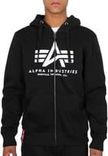 Image of ALPHA INDUSTRIES Men's Basic Zip Hoody Hooded Sweat for Men Hooded Sweatshirt