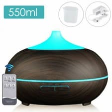 Image of 550ml Essential Oil Aroma Diffuser Mist Humidifier Air Purifier Ultrasonic LED 