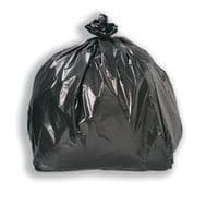 Image of 5 Star Facilities Bin Liners Medium/Heavy Duty 85 Litre Capacity Black (Pack of
