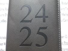 Image of 2024-25 Diary & Pen Set Easynote Daily Planner Asst A6 Padded back Diaries New