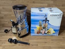 Image of NEW Kenwood New York Smoothie Blender SB200 Chrome 450W with Tap Dispenser