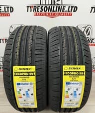 Image of 2 X 195 50 15 SONIX 82V 195/50R15 BRAND NEW TYRES M+S