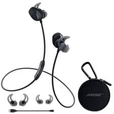 Image of Bose SoundSport Wireless In Ear Earbuds Bluetooth Headphones Black Earphones