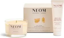 Image of Neom Feel Good Mood Boost Duo Gift Set I Contains: Happiness Travel Candle 75g