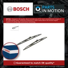 Image of 2x Wiper Blades (Pair) 543 3397001543 Bosch 3397001543 A0008209145 600/530mm