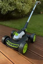 Image of Gtech Cordless Lawn Mower 18V 25cm Lightweight Battery Grass Cutter Garden Tool