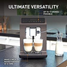 Image of KRUPS EA895N40 Evidence Bean 2 Cup Coffee Machine Eco-Design 2 Drinks Black NEW