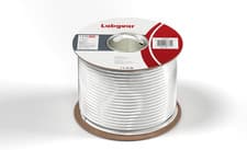 Image of Labgear 100m Coaxial Satellite Cable RG6 White Digital Aerial, Data & Satellite