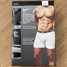 Image of Nike Men's Boxer Shorts Underwear 3 Pack, Triple Black Size M