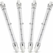 Image of 4 Pack R7s Halogen Bulb 118mm 230W | Double Ended Linear Light Bulbs | 230V Dim
