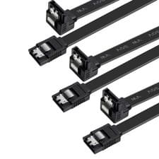 Image of 16" SATA III 6Gbps Data Cables with Locking for HDD/SSD