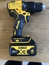 Image of Dewalt DCD709 18v XR Brushless Combi Hammer Drill with 4Ah Battery