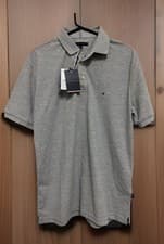 Image of Tommy Hilfiger Men’s 1985 Regular Fit Pique Polo Shirt in Grey Heather Size XXL