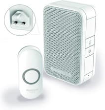 Image of Honeywell Home DC311NBS Series 3 Wireless Plug-In Doorbell Chime with Push Butt